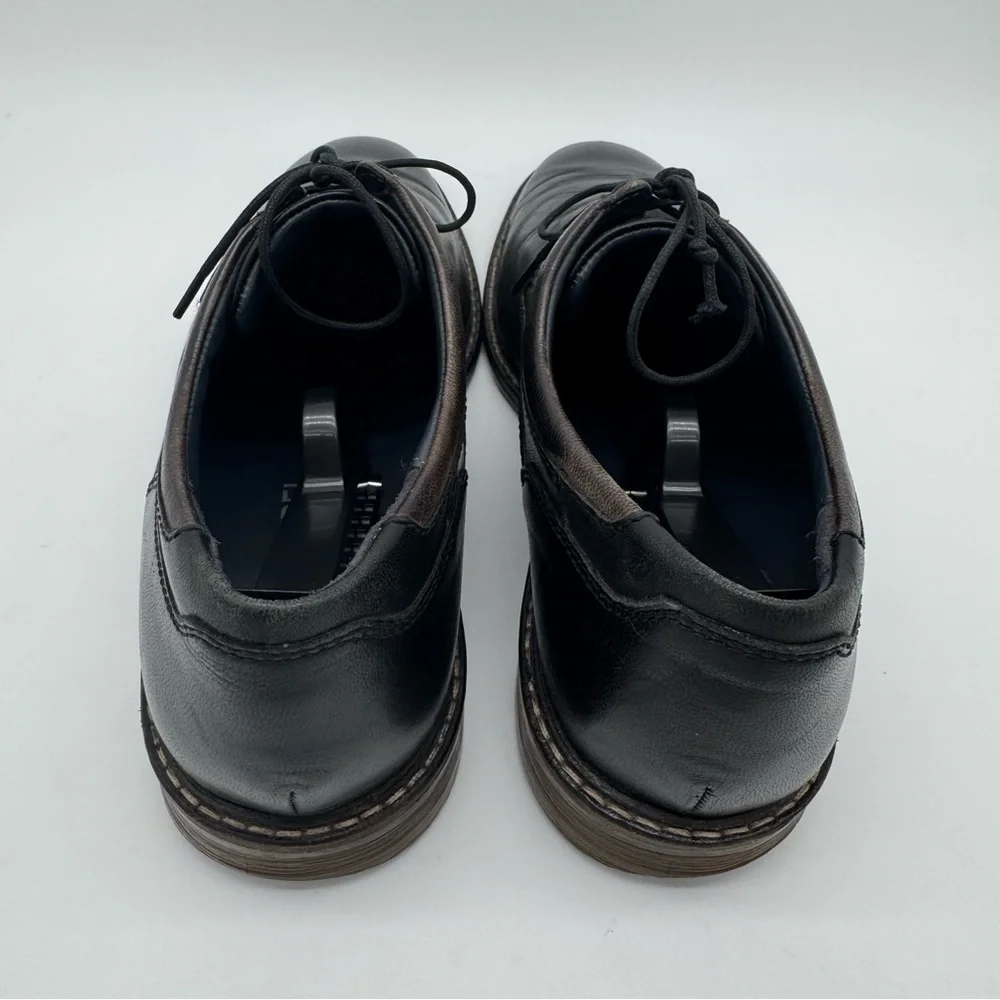 Josef Seibel Earl Black Leather Oxford Size 45/11-11.5
